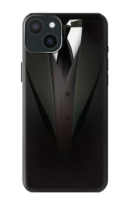 S3534 メンズスーツ Men Suit iPhone 15 Plus バックケース、フリップケース・カバー