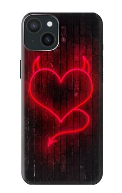 S3682 デビルハート Devil Heart iPhone 15 Plus バックケース、フリップケース・カバー