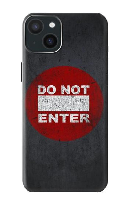 S3683 立入禁止 Do Not Enter iPhone 15 Plus バックケース、フリップケース・カバー