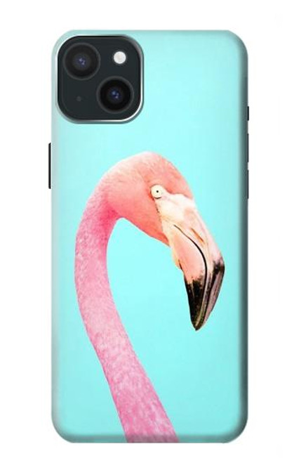 S3708 ピンクのフラミンゴ Pink Flamingo iPhone 15 Plus バックケース、フリップケース・カバー