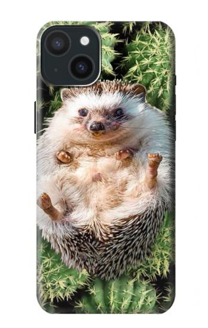 S3863 ピグミー ハリネズミ ドワーフ ハリネズミ ペイント Pygmy Hedgehog Dwarf Hedgehog Paint iPhone 15 Plus バックケース、フリップケース・カバー