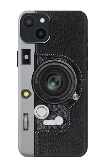 S3922 カメラレンズシャッターグラフィックプリント Camera Lense Shutter Graphic Print iPhone 15 Plus バックケース、フリップケース・カバー