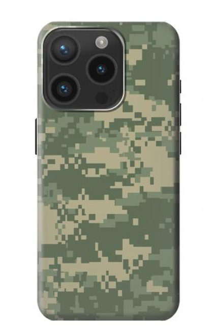 S2173 デジタル迷彩グラフィックプリント Digital Camo Camouflage Graphic Printed iPhone 15 Pro バックケース、フリップケース・カバー
