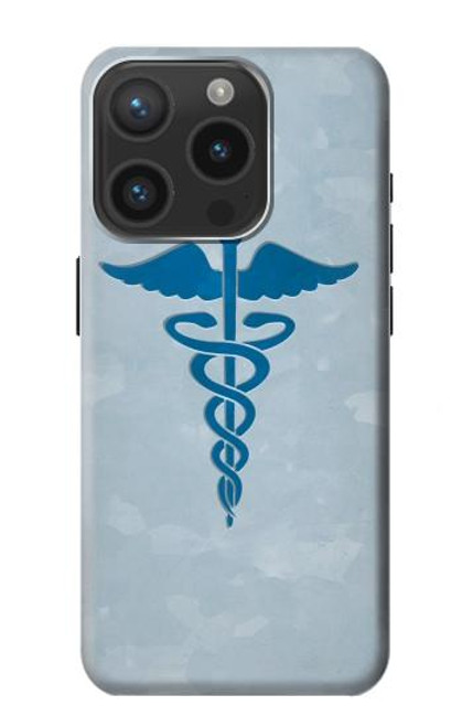S2815 カドゥケウスの杖 医療シンボル Medical Symbol iPhone 15 Pro バックケース、フリップケース・カバー