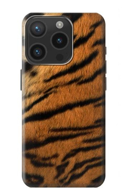 S2962 虎のストライプグラフィックプリント Tiger Stripes Graphic Printed iPhone 15 Pro バックケース、フリップケース・カバー