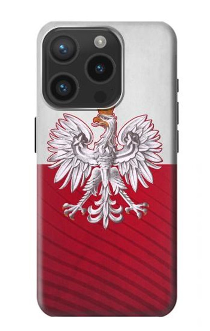 S3005 ポーランドサッカー Poland Football Soccer Flag iPhone 15 Pro バックケース、フリップケース・カバー