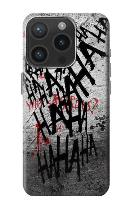 S3073 ジョーカー ハハハ・ブラッド・スプラッシュ Joker Hahaha Blood Splash iPhone 15 Pro バックケース、フリップケース・カバー