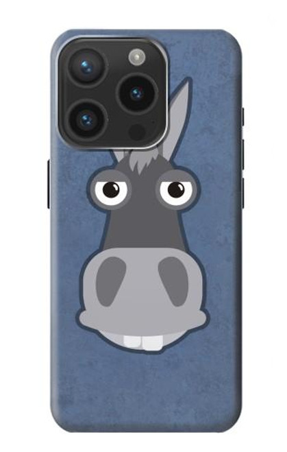S3271 ロバの漫画 Donkey Cartoon iPhone 15 Pro バックケース、フリップケース・カバー