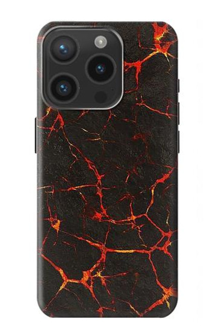 S3696 溶岩マグマ Lava Magma iPhone 15 Pro バックケース、フリップケース・カバー