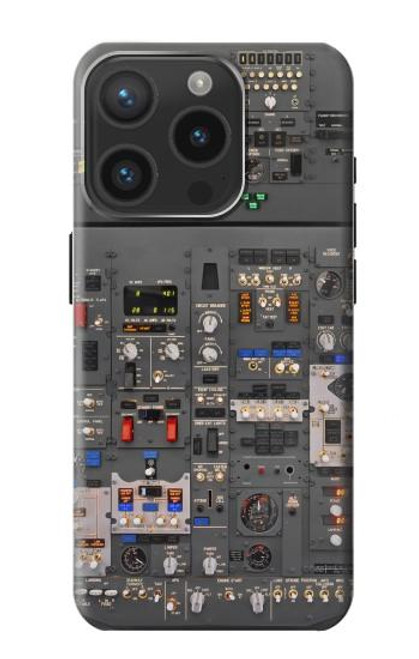 S3944 オーバーヘッドパネルコックピット Overhead Panel Cockpit iPhone 15 Pro バックケース、フリップケース・カバー
