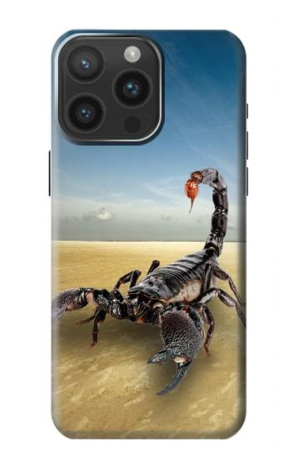 S0150 砂漠のサソリ Desert Scorpion iPhone 15 Pro Max バックケース、フリップケース・カバー
