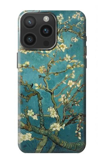 S0842 開花アーモンドの木 フィンセント・ファン・ゴッホ Blossoming Almond Tree Van Gogh iPhone 15 Pro Max バックケース、フリップケース・カバー