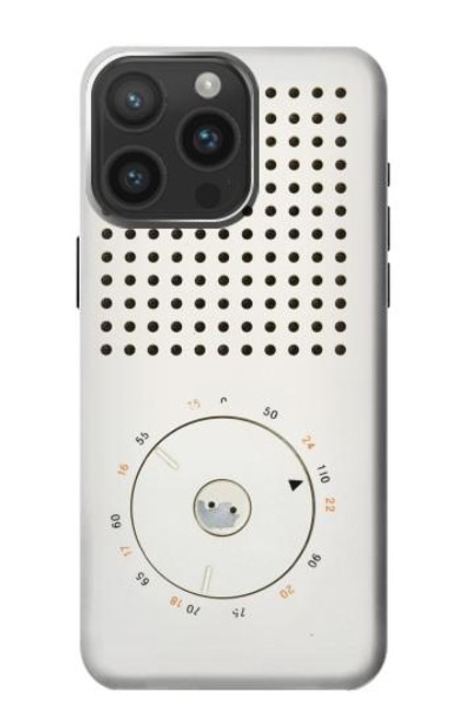 S1857 レトロなトランジスタラジオ Retro Transistor Radio iPhone 15 Pro Max バックケース、フリップケース・カバー