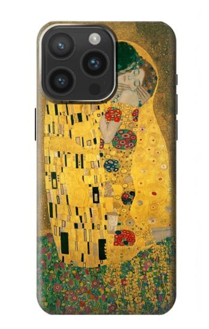 S2137 グスタフ・クリムト接吻 Gustav Klimt The Kiss iPhone 15 Pro Max バックケース、フリップケース・カバー