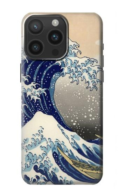 S2389 葛飾北斎 神奈川沖浪裏 Katsushika Hokusai The Great Wave off Kanagawa iPhone 15 Pro Max バックケース、フリップケース・カバー