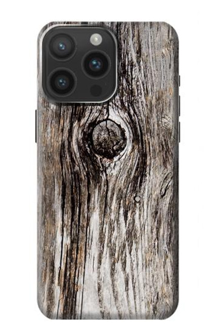 S2844 古い木材樹皮 グラフィック Old Wood Bark Printed iPhone 15 Pro Max バックケース、フリップケース・カバー