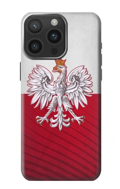 S3005 ポーランドサッカー Poland Football Soccer Flag iPhone 15 Pro Max バックケース、フリップケース・カバー