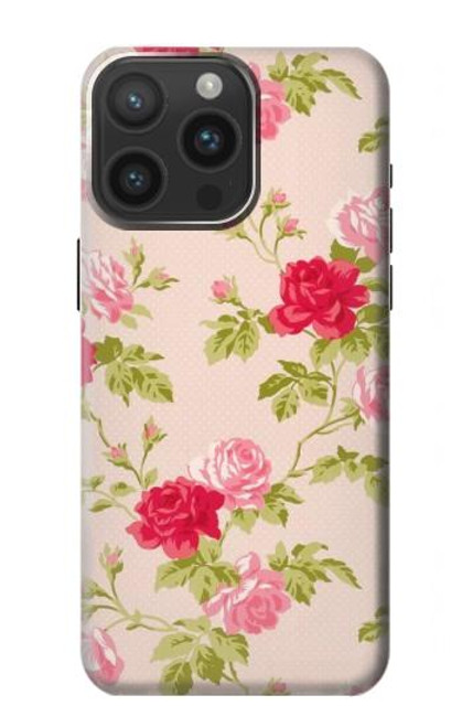S3037 ローズコテージフローラ Pretty Rose Cottage Flora iPhone 15 Pro Max バックケース、フリップケース・カバー