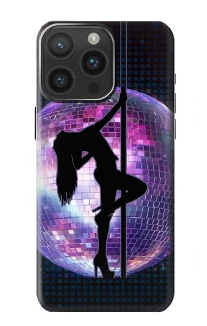 S3284 セクシーな女の子ディスコポールダンス Sexy Girl Disco Pole Dance iPhone 15 Pro Max バックケース、フリップケース・カバー