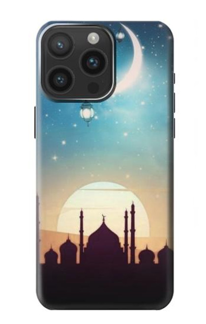 S3502 イスラムの夕日 Islamic Sunset iPhone 15 Pro Max バックケース、フリップケース・カバー