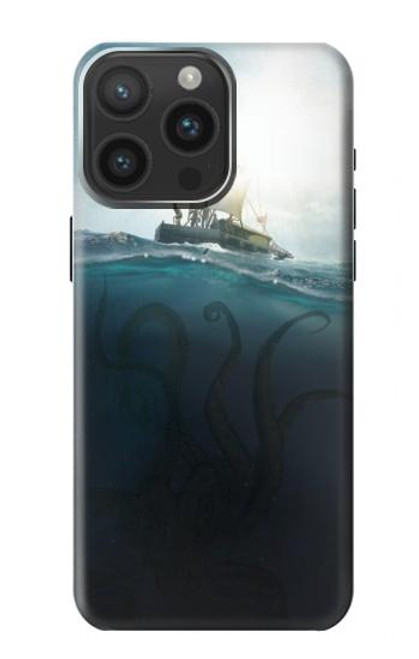 S3540 巨大なタコ Giant Octopus iPhone 15 Pro Max バックケース、フリップケース・カバー