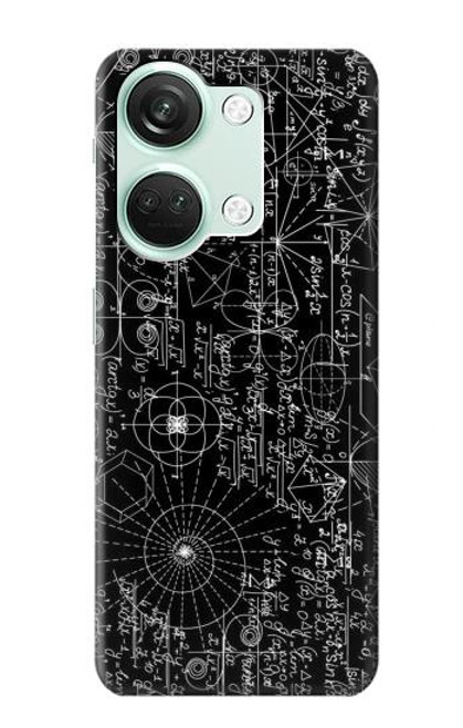 S3808 数学黒板 Mathematics Blackboard OnePlus Nord 3 バックケース、フリップケース・カバー