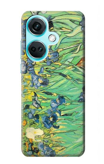 S0210 フィンセント・ファン・ゴッホ アイリスの花 Van Gogh Irises OnePlus Nord CE3 バックケース、フリップケース・カバー