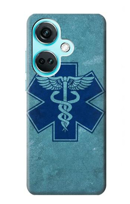 S3824 カドゥケウス医療シンボル Caduceus Medical Symbol OnePlus Nord CE3 バックケース、フリップケース・カバー