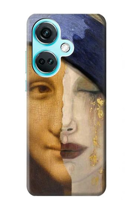 S3853 モナリザ グスタフクリムト フェルメール Mona Lisa Gustav Klimt Vermeer OnePlus Nord CE3 バックケース、フリップケース・カバー