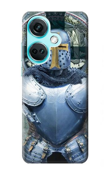 S3864 中世テンプル騎士団重鎧騎士 Medieval Templar Heavy Armor Knight OnePlus Nord CE3 バックケース、フリップケース・カバー