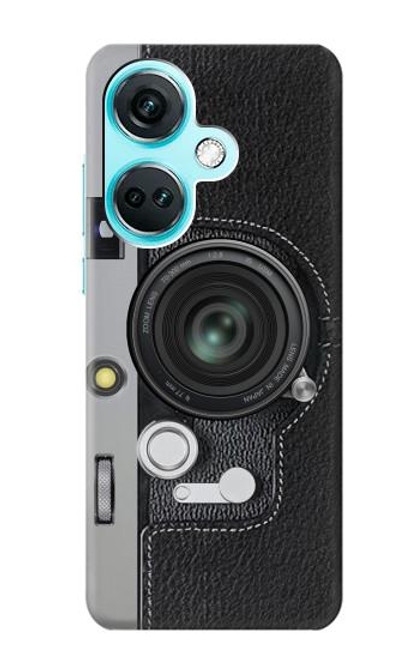 S3922 カメラレンズシャッターグラフィックプリント Camera Lense Shutter Graphic Print OnePlus Nord CE3 バックケース、フリップケース・カバー