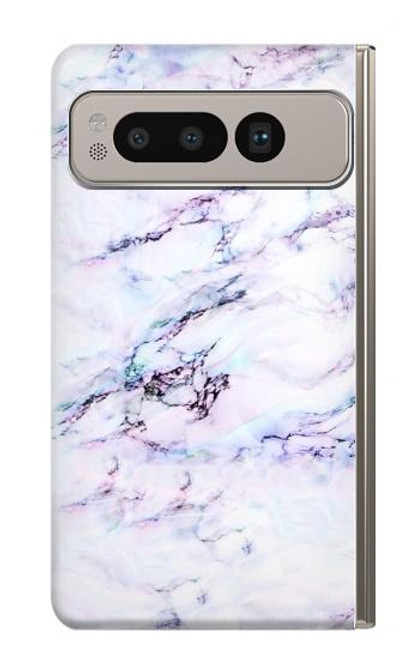 S3215 ピンクの大理石 Seamless Pink Marble Google Pixel Fold バックケース、フリップケース・カバー