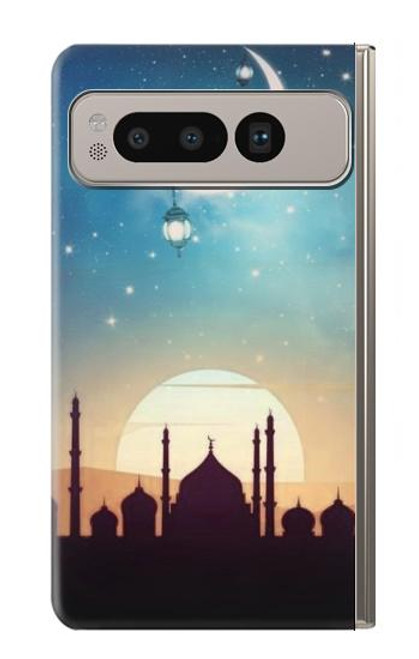 S3502 イスラムの夕日 Islamic Sunset Google Pixel Fold バックケース、フリップケース・カバー