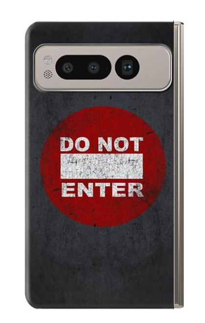 S3683 立入禁止 Do Not Enter Google Pixel Fold バックケース、フリップケース・カバー