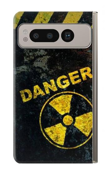S3891 核の危険 Nuclear Hazard Danger Google Pixel Fold バックケース、フリップケース・カバー