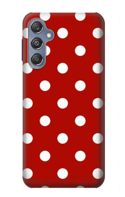 S2951 赤の水玉 Red Polka Dots Samsung Galaxy M34 5G バックケース、フリップケース・カバー