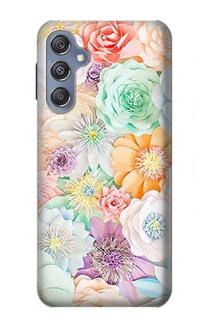 S3705 パステルフローラルフラワー Pastel Floral Flower Samsung Galaxy M34 5G バックケース、フリップケース・カバー