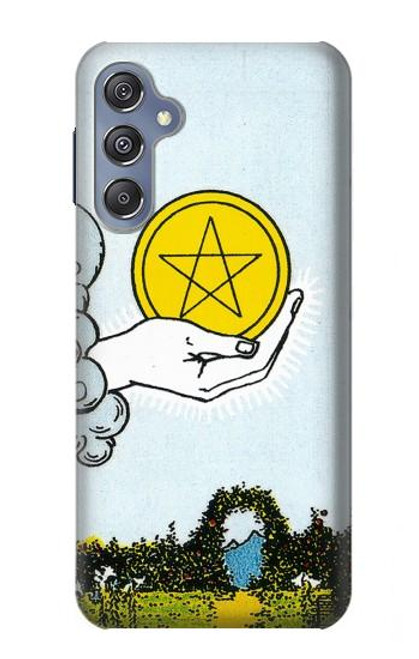 S3722 タロットカードペンタクルコインのエース Tarot Card Ace of Pentacles Coins Samsung Galaxy M34 5G バックケース、フリップケース・カバー