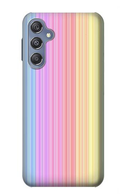 S3849 カラフルな縦の色 Colorful Vertical Colors Samsung Galaxy M34 5G バックケース、フリップケース・カバー