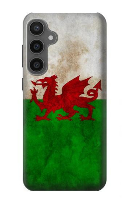 S2976 ウェールズサッカー Wales Football Soccer Red Dragon Flag Samsung Galaxy S23 FE バックケース、フリップケース・カバー