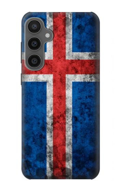 S3000 アイスランドサッカー Iceland Football Soccer Flag Samsung Galaxy S23 FE バックケース、フリップケース・カバー