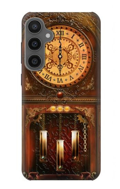 S3174 大きな古時計 Grandfather Clock Samsung Galaxy S23 FE バックケース、フリップケース・カバー