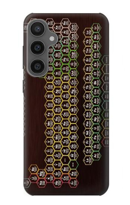 S3544 ネオンハニカム周期表 Neon Honeycomb Periodic Table Samsung Galaxy S23 FE バックケース、フリップケース・カバー