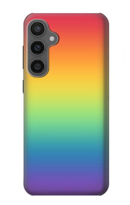S3698 LGBTグラデーションプライドフラグ LGBT Gradient Pride Flag Samsung Galaxy S23 FE バックケース、フリップケース・カバー