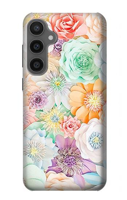 S3705 パステルフローラルフラワー Pastel Floral Flower Samsung Galaxy S23 FE バックケース、フリップケース・カバー