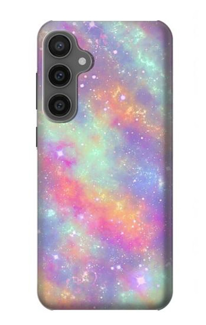 S3706 パステルレインボーギャラクシーピンクスカイ Pastel Rainbow Galaxy Pink Sky Samsung Galaxy S23 FE バックケース、フリップケース・カバー