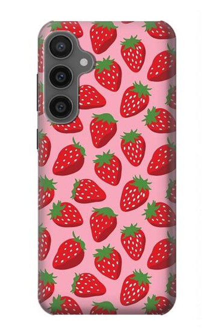 S3719 いちご柄 Strawberry Pattern Samsung Galaxy S23 FE バックケース、フリップケース・カバー