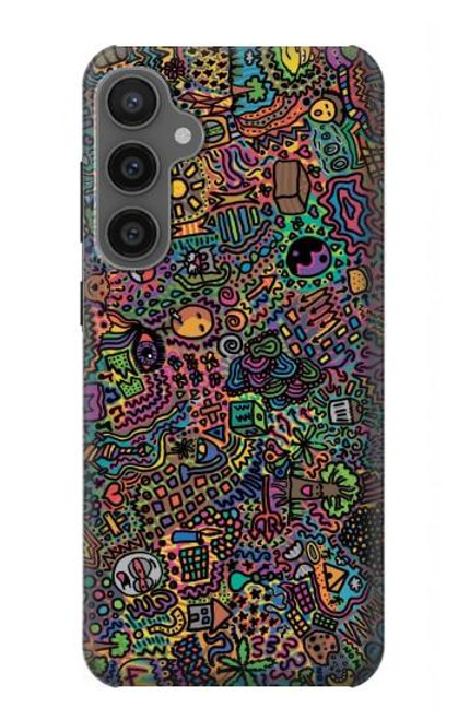 S3815 サイケデリックアート Psychedelic Art Samsung Galaxy S23 FE バックケース、フリップケース・カバー
