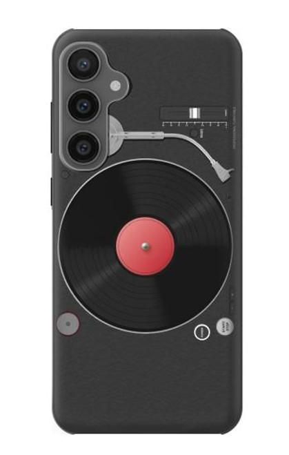 S3952 ターンテーブル ビニール レコード プレーヤーのグラフィック Turntable Vinyl Record Player Graphic Samsung Galaxy S23 FE バックケース、フリップケース・カバー