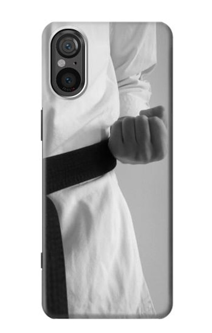 S1931 黒帯空手 Black Belt Karate Sony Xperia 5 V バックケース、フリップケース・カバー